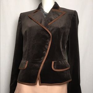 COPY - Philosophy Brown Velvet Jacket US 8